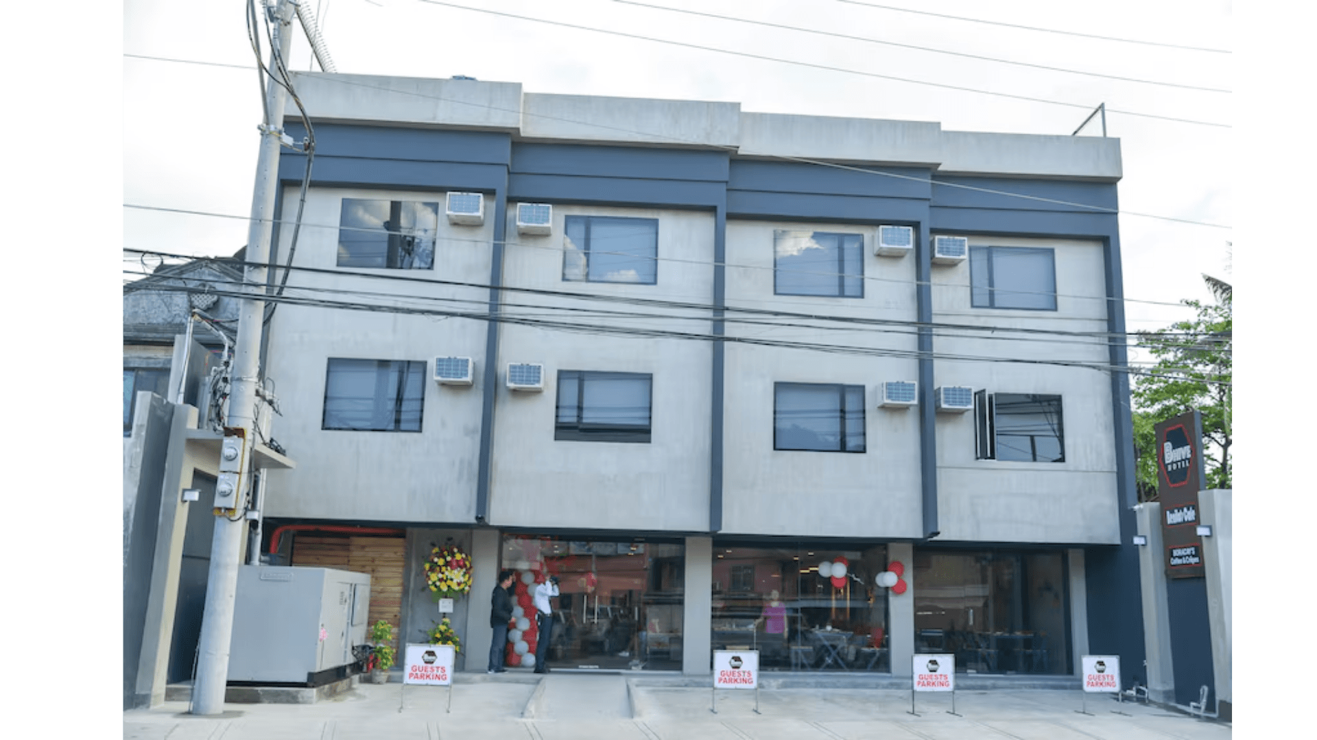 Outdoor view of Bhive Hotel